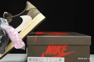 1 AIR MOCHA JORDAN SCOTT DARK LOW TRAVIS 0630